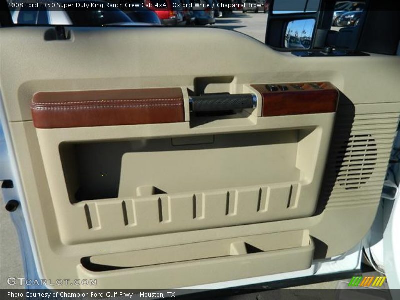 Oxford White / Chaparral Brown 2008 Ford F350 Super Duty King Ranch Crew Cab 4x4