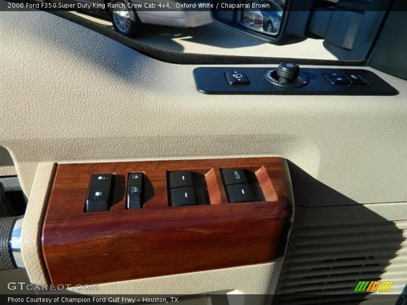 Oxford White / Chaparral Brown 2008 Ford F350 Super Duty King Ranch Crew Cab 4x4