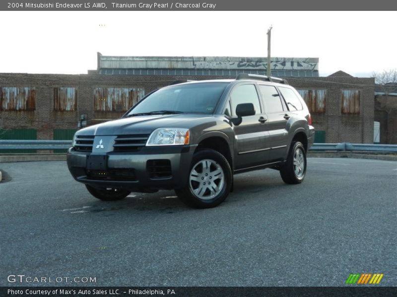 Titanium Gray Pearl / Charcoal Gray 2004 Mitsubishi Endeavor LS AWD