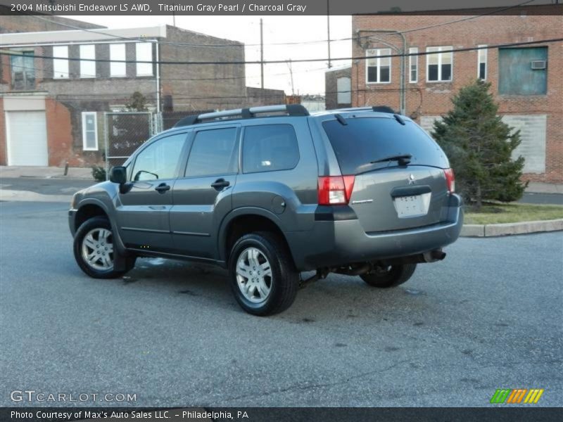 Titanium Gray Pearl / Charcoal Gray 2004 Mitsubishi Endeavor LS AWD
