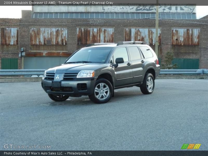 Titanium Gray Pearl / Charcoal Gray 2004 Mitsubishi Endeavor LS AWD