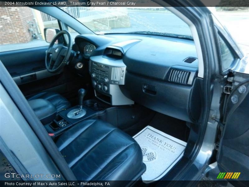 Titanium Gray Pearl / Charcoal Gray 2004 Mitsubishi Endeavor LS AWD