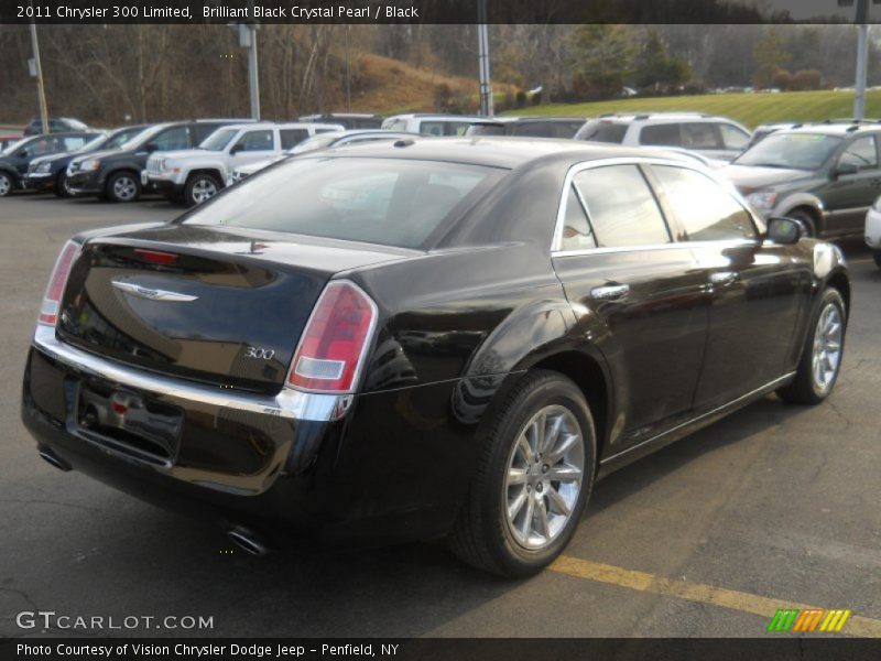 Brilliant Black Crystal Pearl / Black 2011 Chrysler 300 Limited