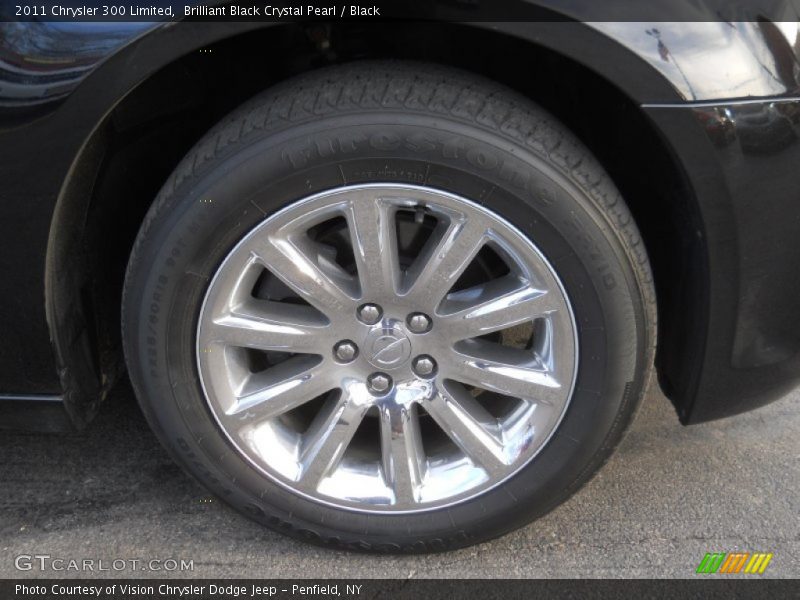 Brilliant Black Crystal Pearl / Black 2011 Chrysler 300 Limited