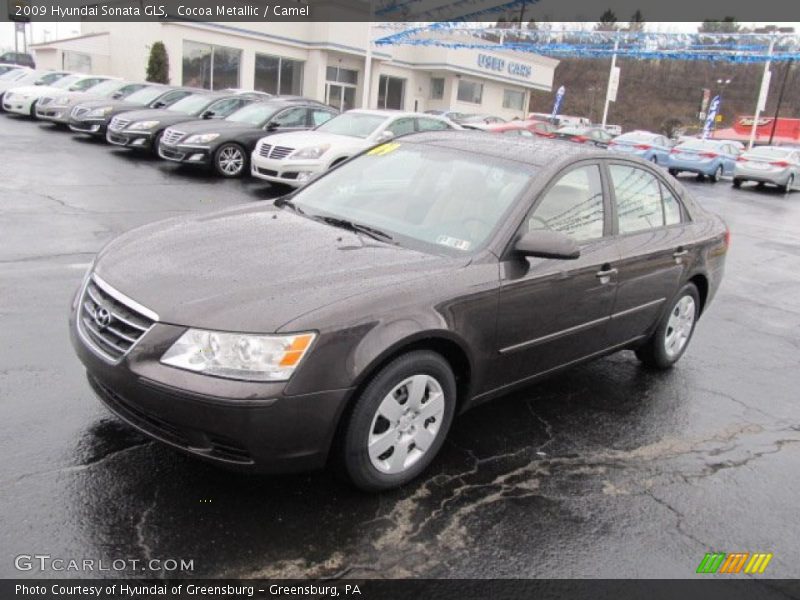Cocoa Metallic / Camel 2009 Hyundai Sonata GLS
