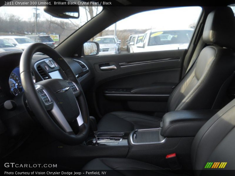 Brilliant Black Crystal Pearl / Black 2011 Chrysler 300 Limited
