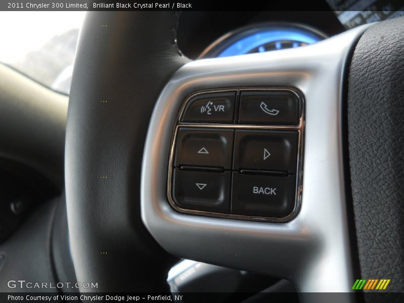 Brilliant Black Crystal Pearl / Black 2011 Chrysler 300 Limited