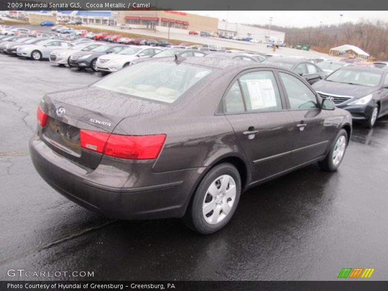 Cocoa Metallic / Camel 2009 Hyundai Sonata GLS