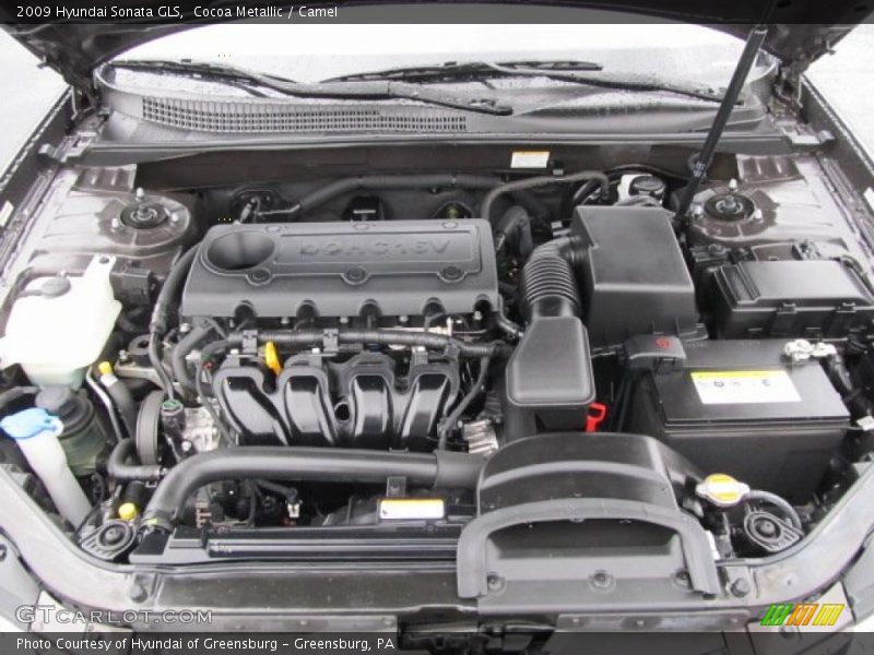 Cocoa Metallic / Camel 2009 Hyundai Sonata GLS