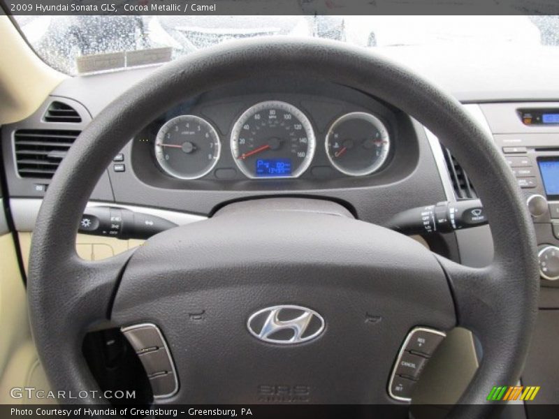 Cocoa Metallic / Camel 2009 Hyundai Sonata GLS