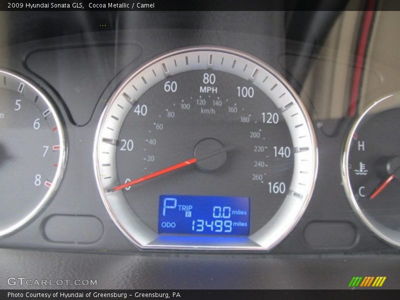 Cocoa Metallic / Camel 2009 Hyundai Sonata GLS
