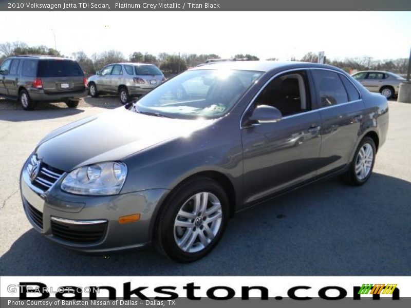 Platinum Grey Metallic / Titan Black 2010 Volkswagen Jetta TDI Sedan