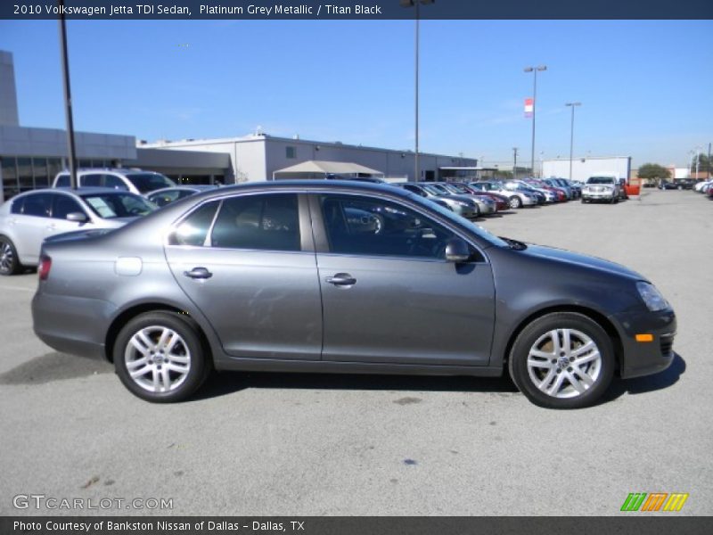 Platinum Grey Metallic / Titan Black 2010 Volkswagen Jetta TDI Sedan