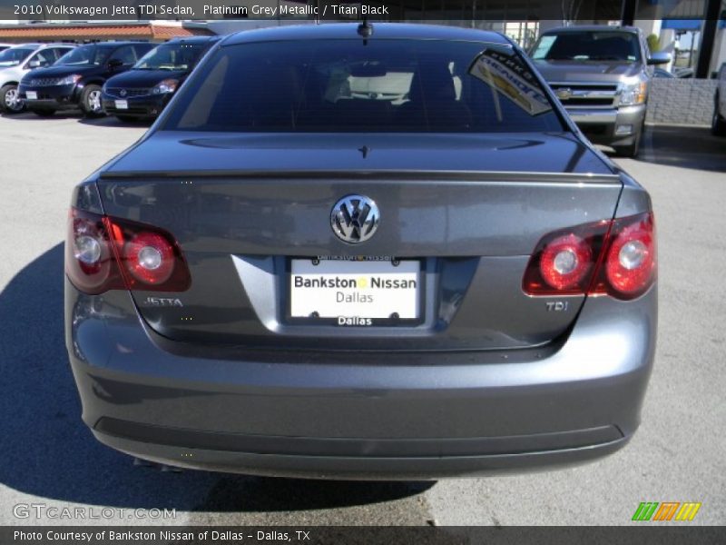 Platinum Grey Metallic / Titan Black 2010 Volkswagen Jetta TDI Sedan