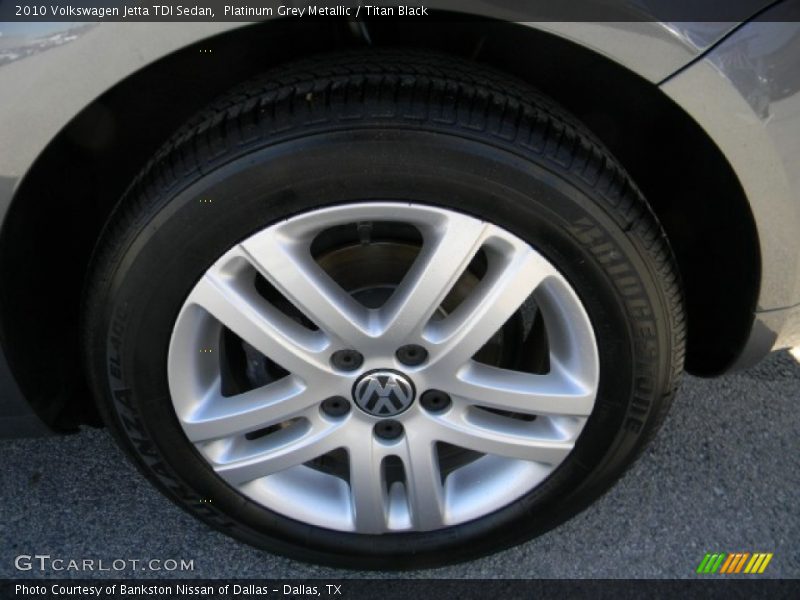 Platinum Grey Metallic / Titan Black 2010 Volkswagen Jetta TDI Sedan