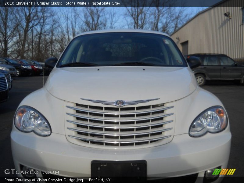 Stone White / Pastel Slate Gray 2010 Chrysler PT Cruiser Classic