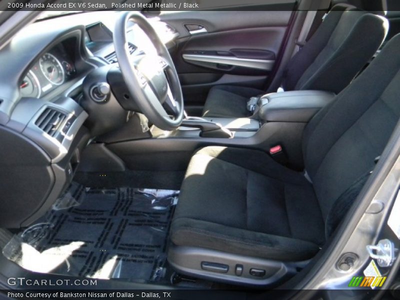  2009 Accord EX V6 Sedan Black Interior