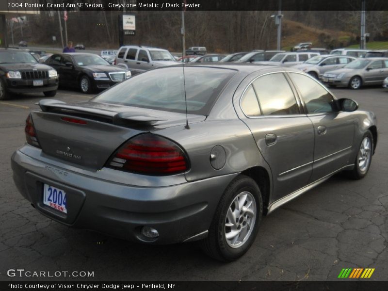 Greystone Metallic / Dark Pewter 2004 Pontiac Grand Am SE Sedan