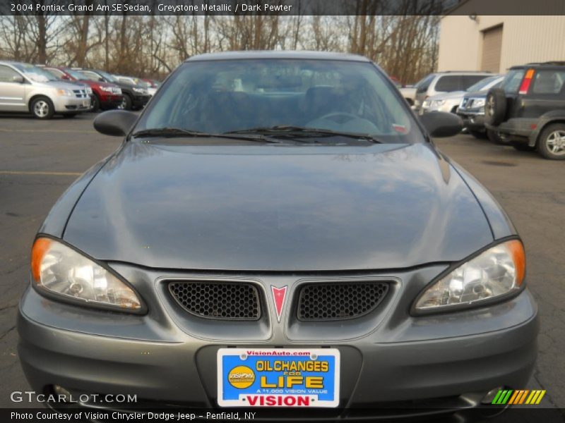 Greystone Metallic / Dark Pewter 2004 Pontiac Grand Am SE Sedan