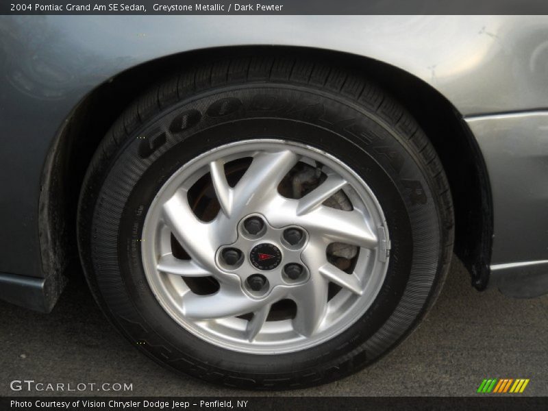 Greystone Metallic / Dark Pewter 2004 Pontiac Grand Am SE Sedan