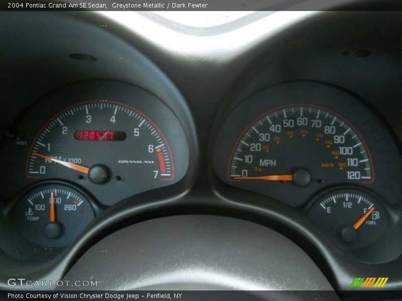 Greystone Metallic / Dark Pewter 2004 Pontiac Grand Am SE Sedan