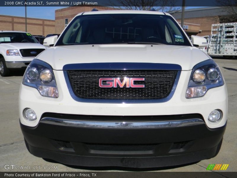 Summit White / Light Titanium 2008 GMC Acadia SLT