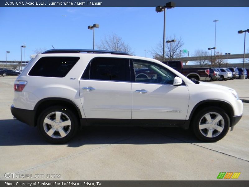 Summit White / Light Titanium 2008 GMC Acadia SLT
