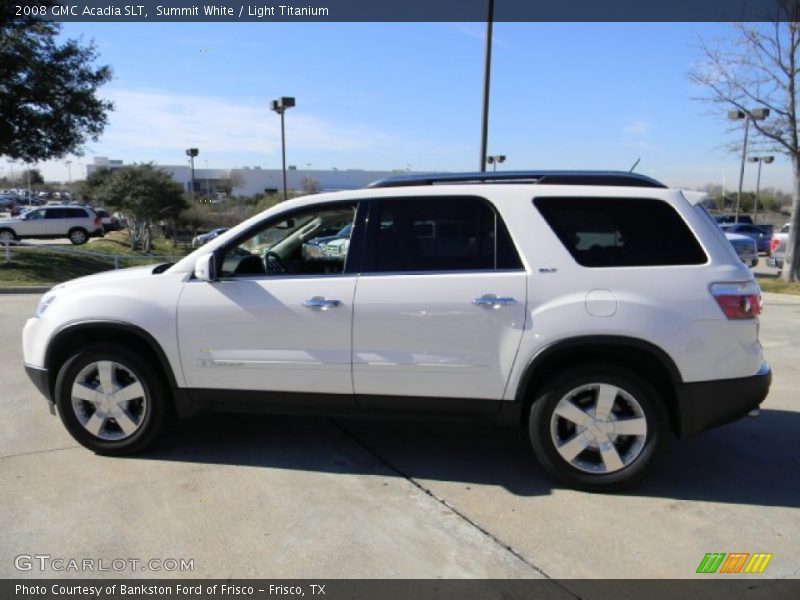 Summit White / Light Titanium 2008 GMC Acadia SLT