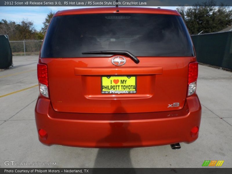 RS Hot Lava / RS Suede Style Dark Gray/Hot Lava 2012 Scion xB Release Series 9.0