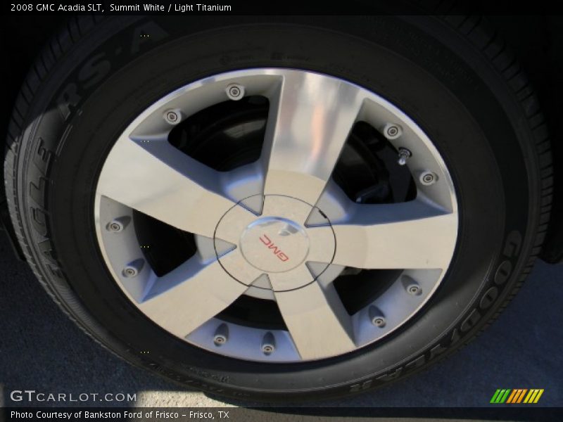 Summit White / Light Titanium 2008 GMC Acadia SLT