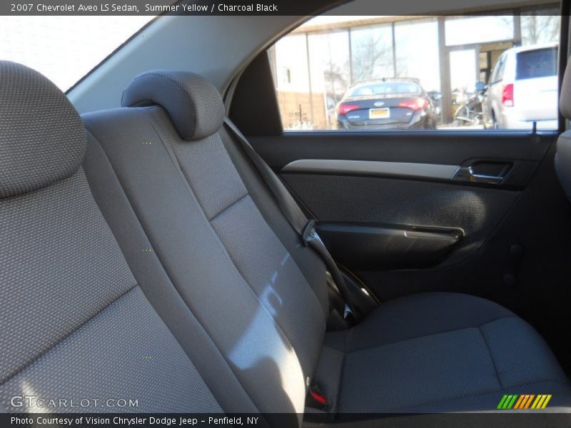 Summer Yellow / Charcoal Black 2007 Chevrolet Aveo LS Sedan