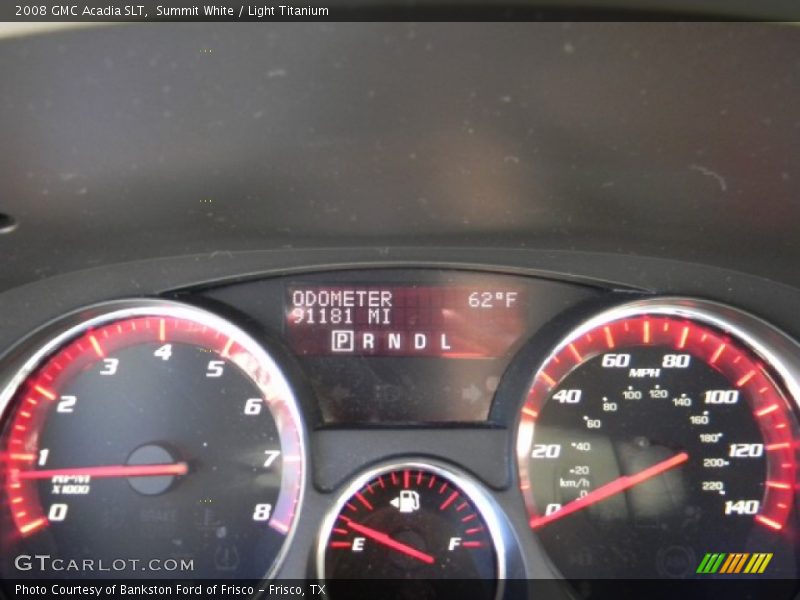 Summit White / Light Titanium 2008 GMC Acadia SLT