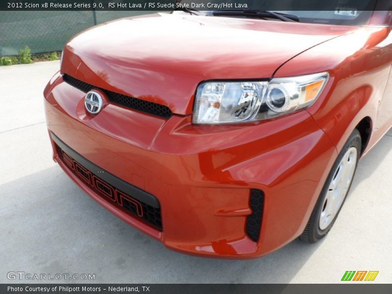 RS Hot Lava / RS Suede Style Dark Gray/Hot Lava 2012 Scion xB Release Series 9.0