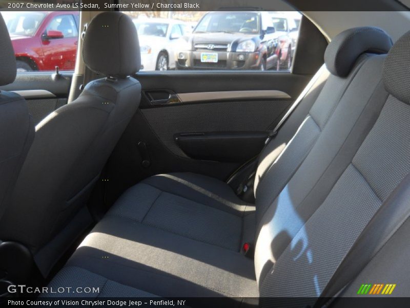 Summer Yellow / Charcoal Black 2007 Chevrolet Aveo LS Sedan