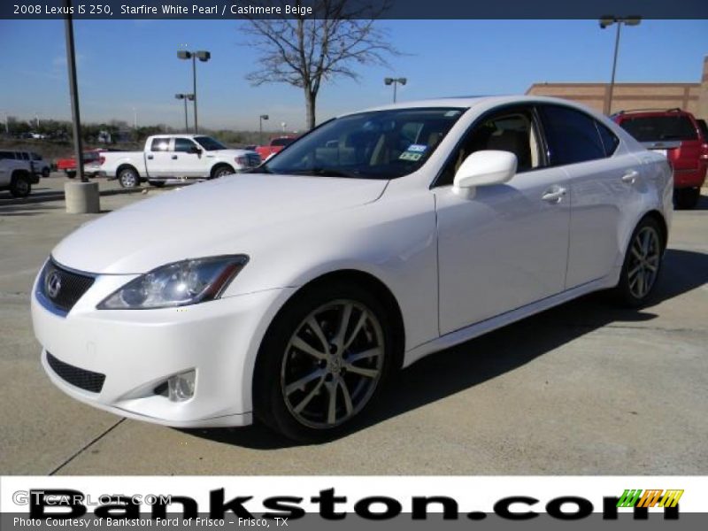 Starfire White Pearl / Cashmere Beige 2008 Lexus IS 250