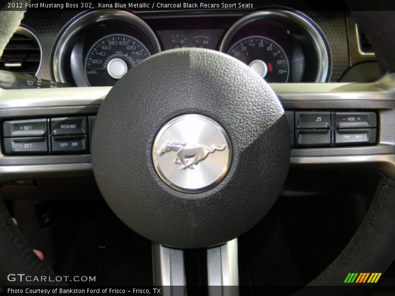 Controls of 2012 Mustang Boss 302