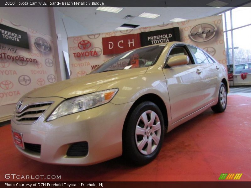 Sandy Beach Metallic / Bisque 2010 Toyota Camry LE