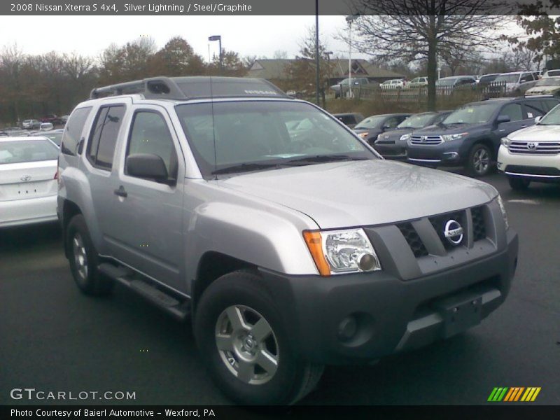 Silver Lightning / Steel/Graphite 2008 Nissan Xterra S 4x4