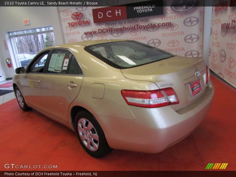 Sandy Beach Metallic / Bisque 2010 Toyota Camry LE