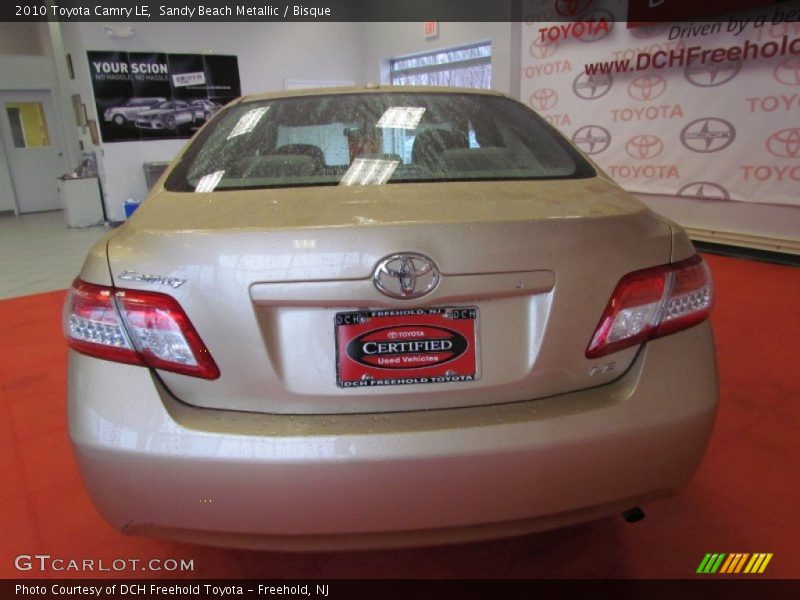 Sandy Beach Metallic / Bisque 2010 Toyota Camry LE