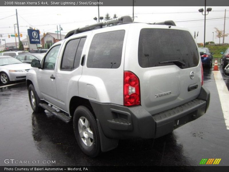 Silver Lightning / Steel/Graphite 2008 Nissan Xterra S 4x4