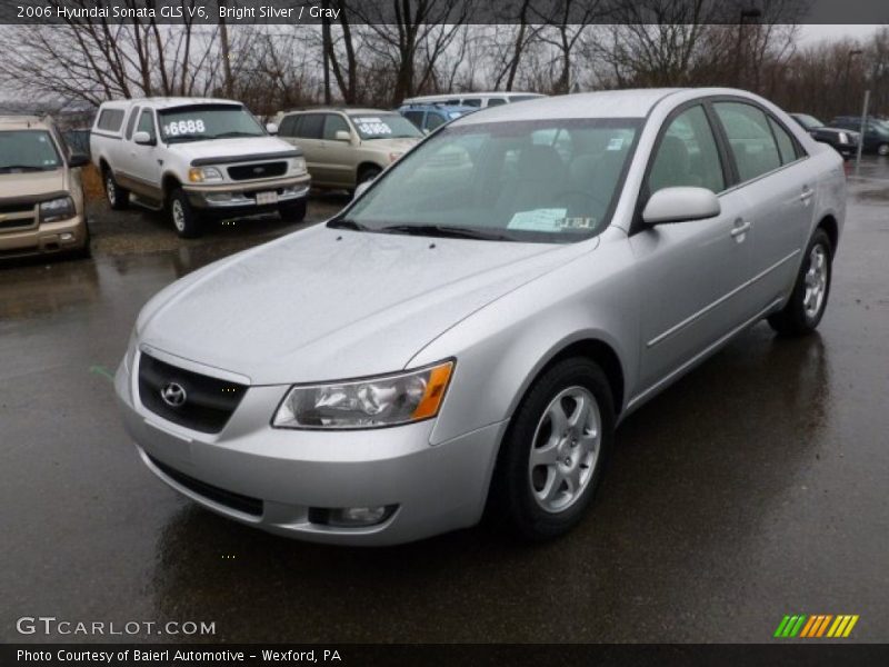 Bright Silver / Gray 2006 Hyundai Sonata GLS V6