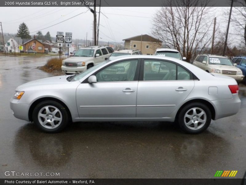 Bright Silver / Gray 2006 Hyundai Sonata GLS V6