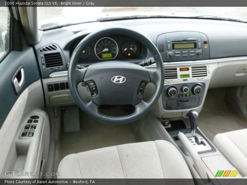 Bright Silver / Gray 2006 Hyundai Sonata GLS V6