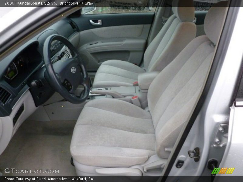Bright Silver / Gray 2006 Hyundai Sonata GLS V6