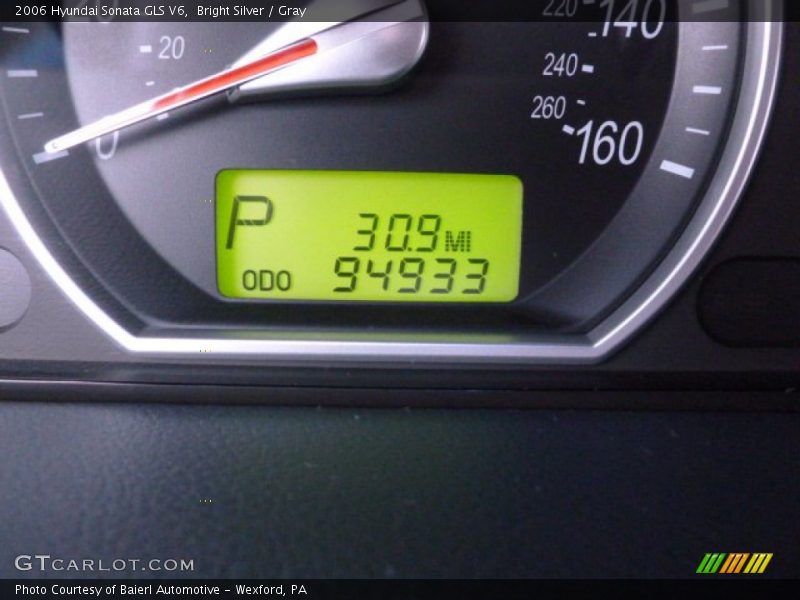 Bright Silver / Gray 2006 Hyundai Sonata GLS V6