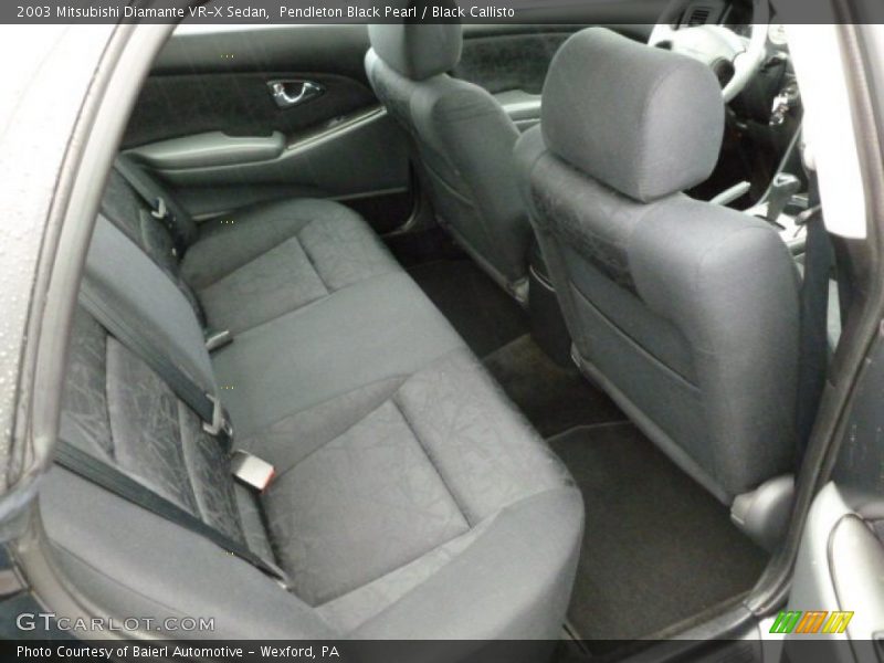  2003 Diamante VR-X Sedan Black Callisto Interior