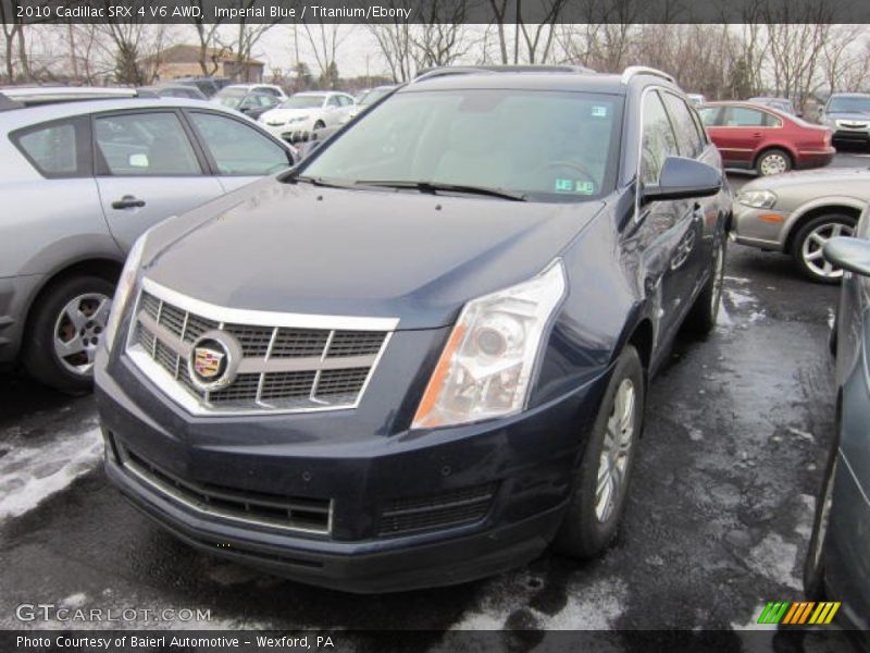 Imperial Blue / Titanium/Ebony 2010 Cadillac SRX 4 V6 AWD