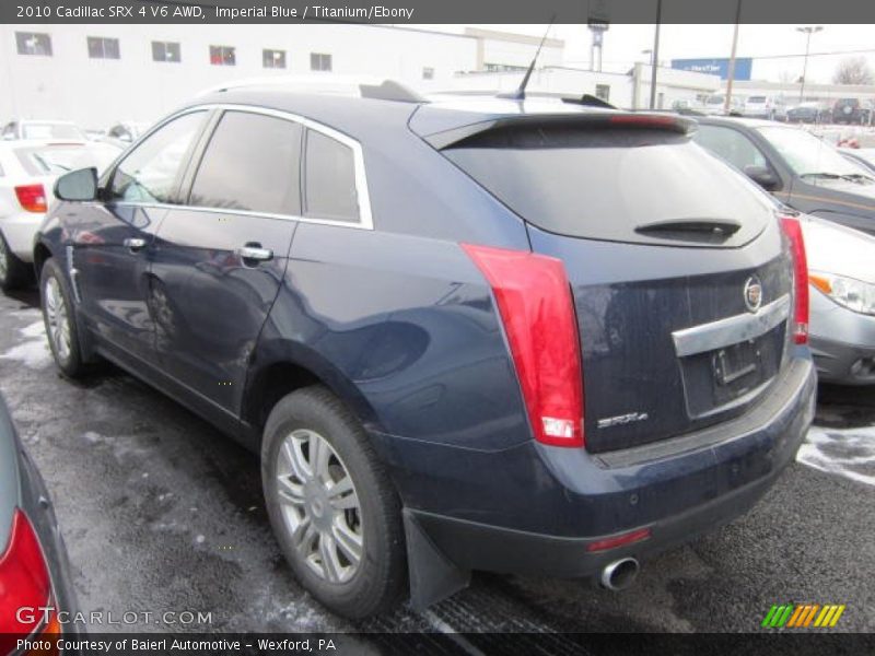 Imperial Blue / Titanium/Ebony 2010 Cadillac SRX 4 V6 AWD