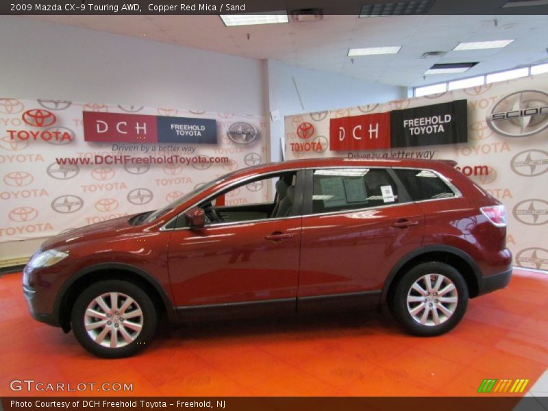 Copper Red Mica / Sand 2009 Mazda CX-9 Touring AWD